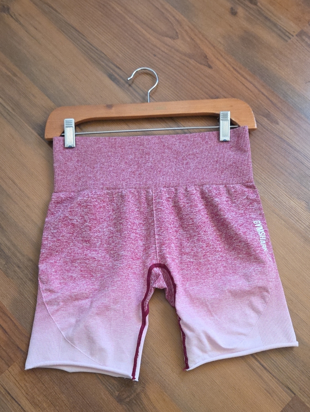 Gymshark Pink Ombre Seamless Kids Bike Shorts